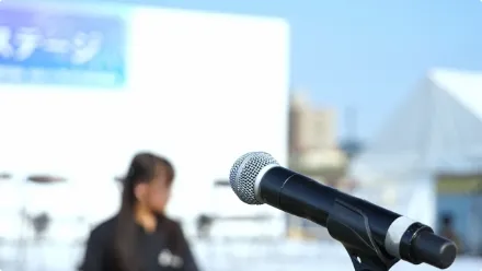 学園祭や体育祭、花火大会での実行委員会・運営スタッフ間の進行連絡