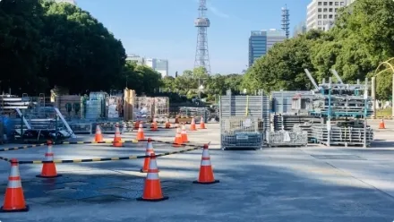 イベント会場での現場と本部の連絡や緊急対応にも